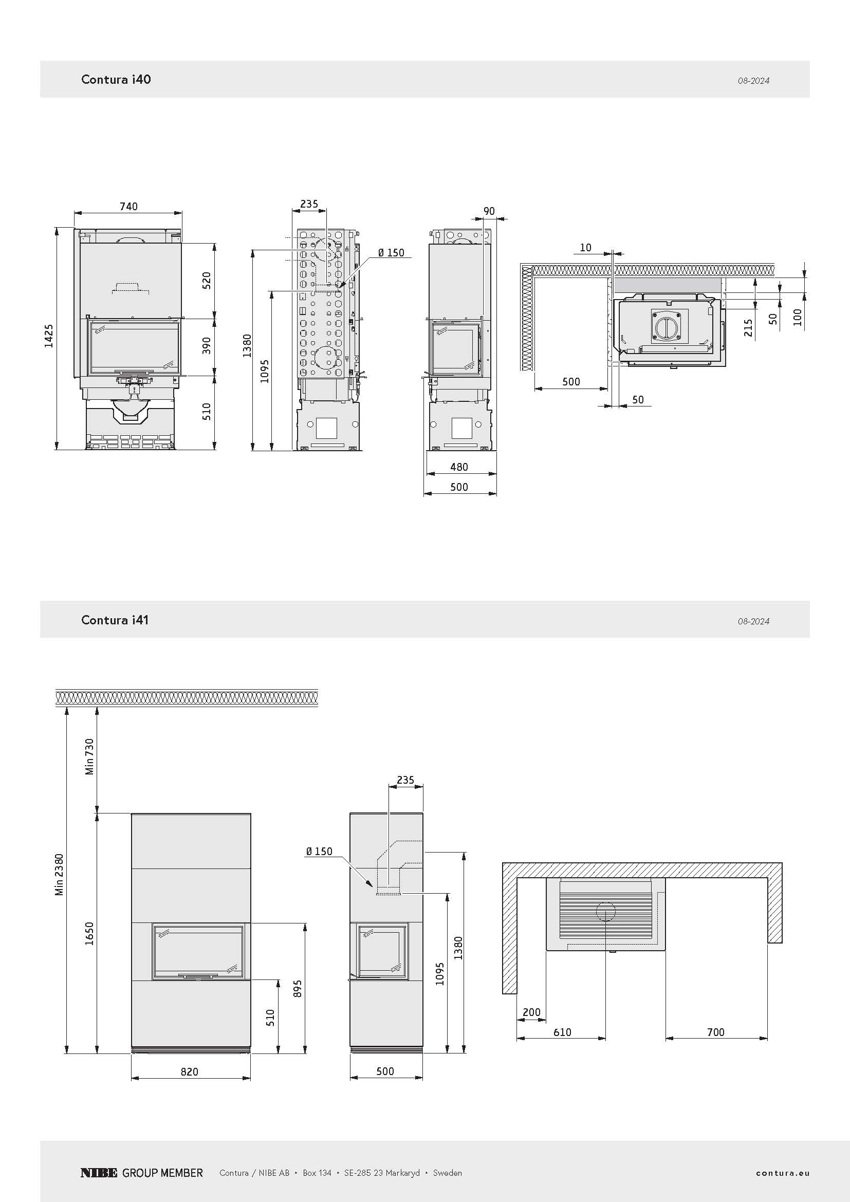Contura i41 mittapiirros