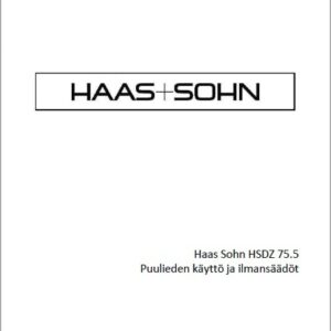 Haas+Sohn 75,5 - käyttöohje