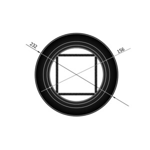Ø150mm peiterengas (jousilla)