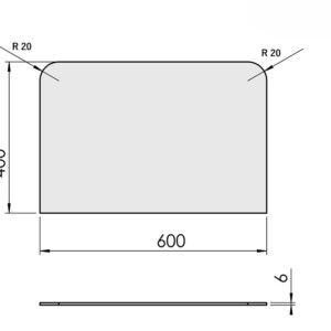 Eduslasi 600x400x6mm