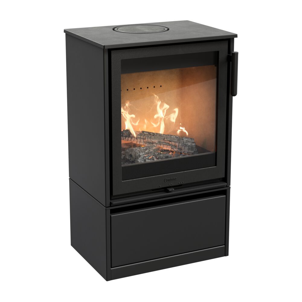 Contura 210 halkotilalla ja ovella