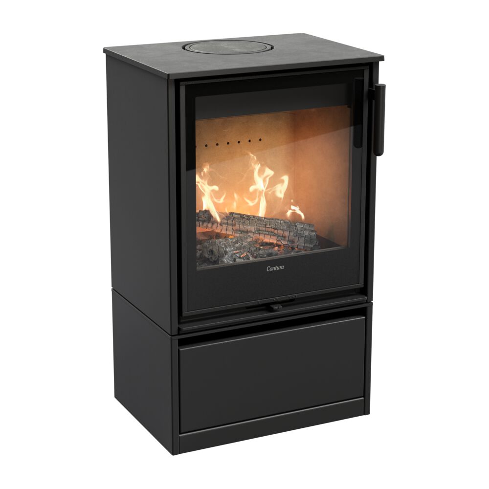 Contura 210G halkotilalla ja ovella