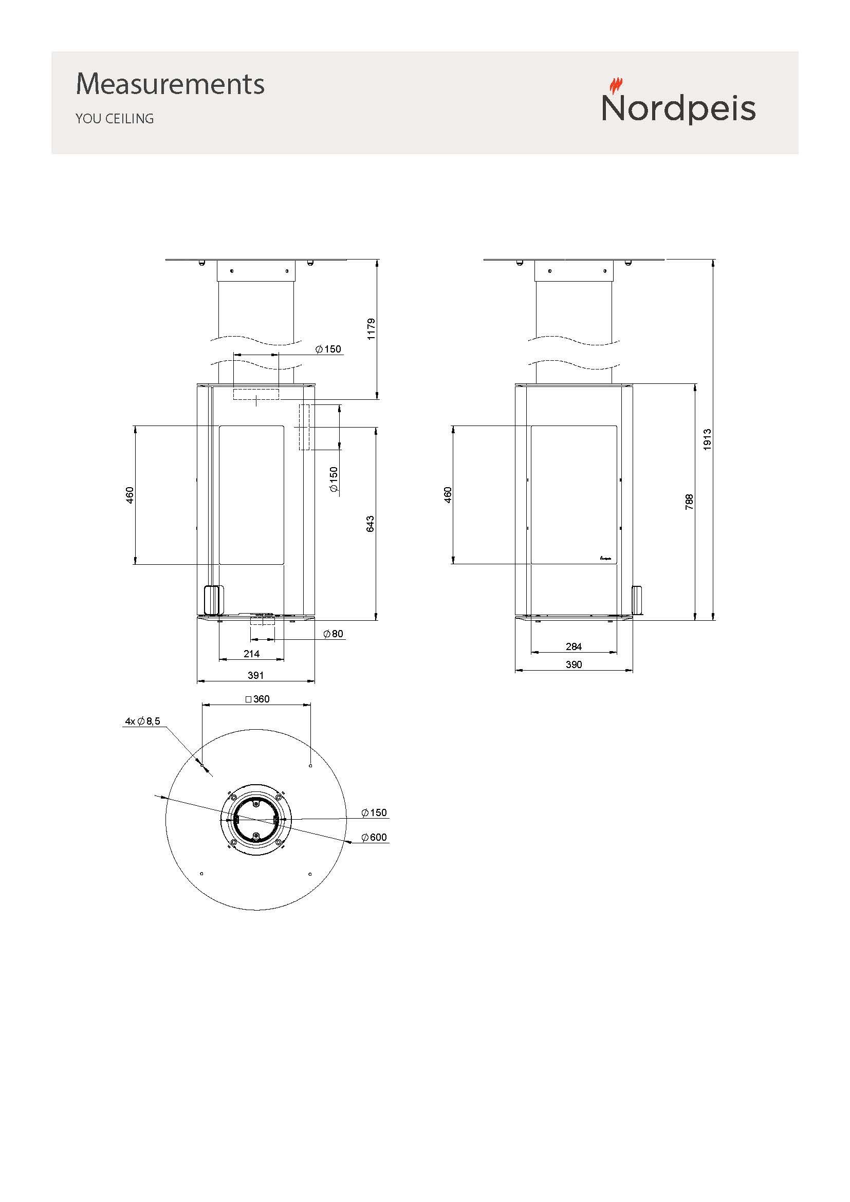 You Ceiling - mittakuvat