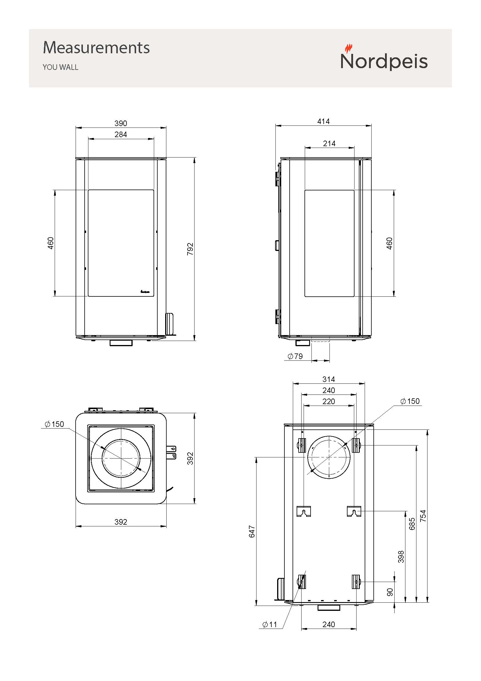 You Wall - mittakuvat