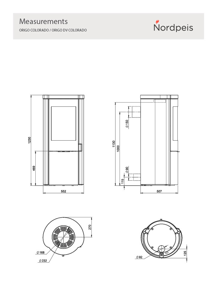 Origo Colorado mittakuvat