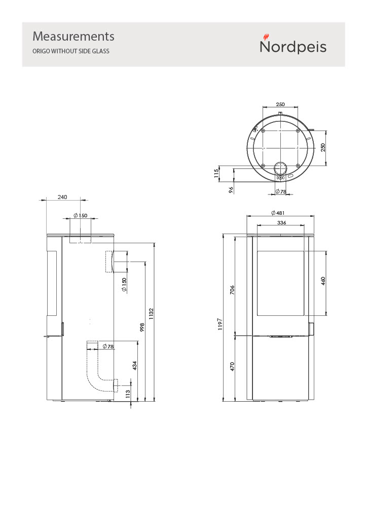 Origo matala mittakuvat