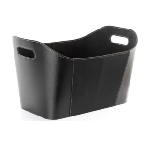 Puukori, musta keinonahka (pieni)