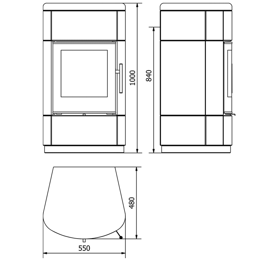 Norsk-Kleber-Marcello-100-Takkahuone-vuolukiviuuni-mittapiirros