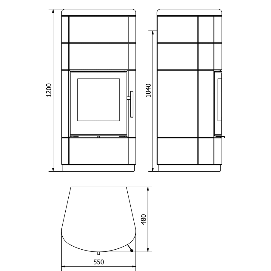Norsk-Kleber-Marcello-120-Takkahuone-vuolukiviuuni-mittapiirros
